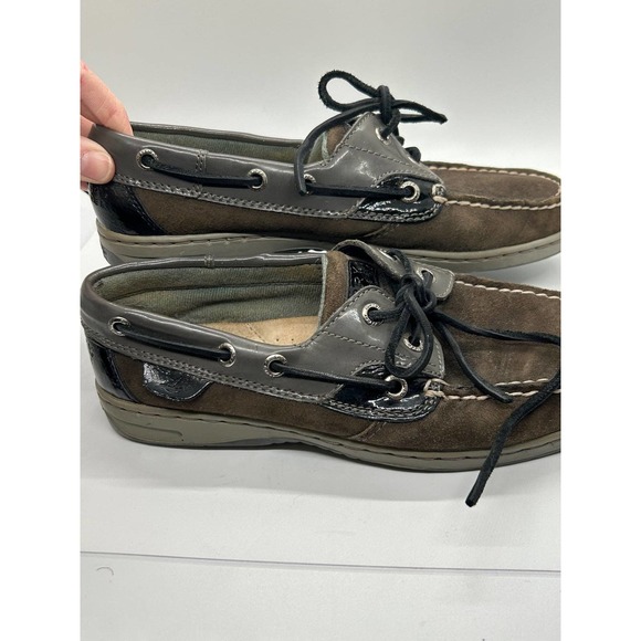Sperry Brown Boat Shoe Size 6M Leather Upper - Picture 2 of 6